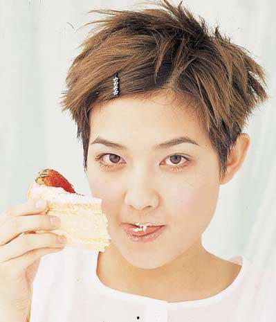 明星范晓萱照片,青春洋溢的甜美女神