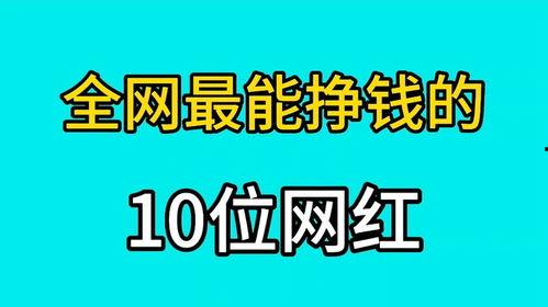 最会赚钱的网红,揭秘最会赚钱网红的财富密码